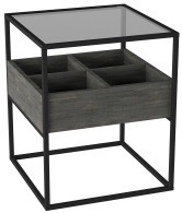 Прикроватные тумбы, Прикроватная тумба Кассо ТП01