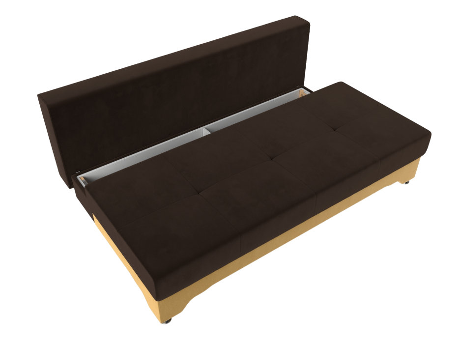 Диваны еврокнижки, Диван прямой Ник-2, микровельвет