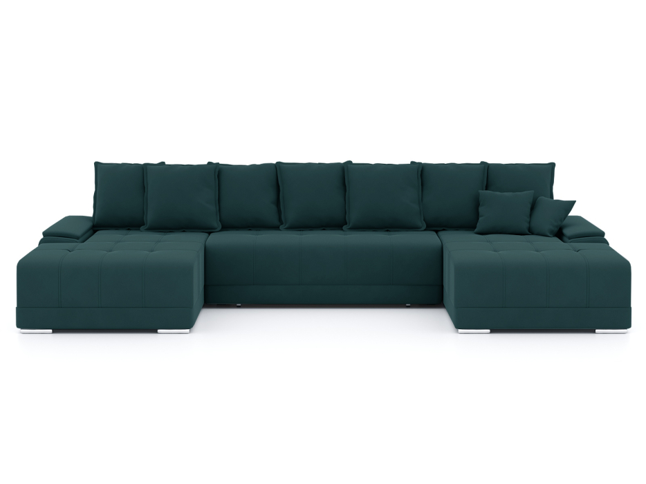 Диваны еврокнижки, Диван-кровать П-образный Нордвикс, велюр