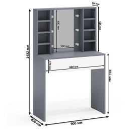 Косметический стол с подсветкой 115