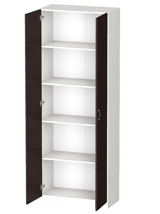 Для одежды, Распашной шкаф Лайф с полками 80*40*215 Северное дерево