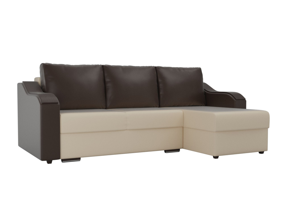 Диваны угловые в гостиную, Диван угловой Монако,эко- кожа,правый угол