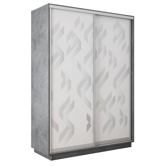 Шкафы-купе 2-х дверные, Шкаф-купе Экспресс 2-х дверный Фотопечать Ленты Стекла 160х60х220