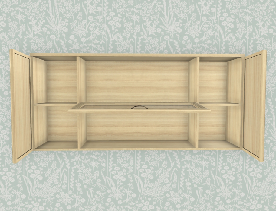 Настенные полки, Модульная система Карина Антресоль АН-1016