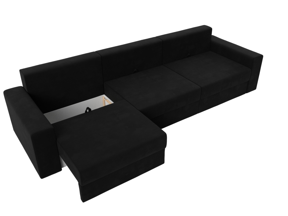 Офисные диваны, Диван прямой Майами Long, микровельвет