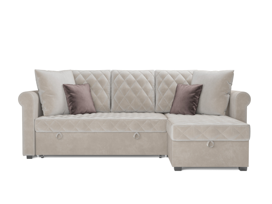 Диваны угловые в гостиную, Диван угловой Берлин (Бархат)