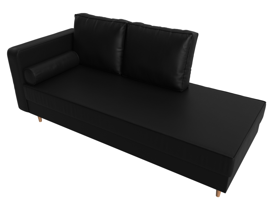 Кушетка кровать, Кушетка Прайм, экокожа, левый угол