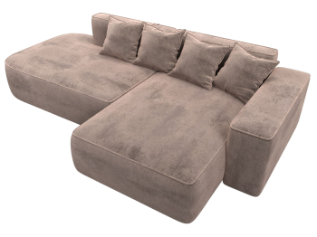 Диван угловой Лига-065 угол правый, велюр TOWER