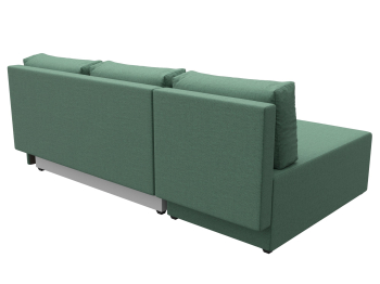 Диван угловой Поло левый угол, рогожка Амур