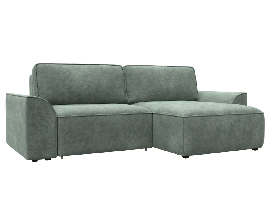 Диваны угловые в гостиную, Диван угловой Лига-048 НПБ, велюр BRUT