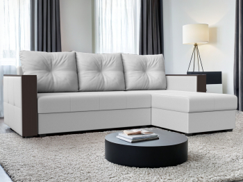 Угловой диван Валенсия Лайт правый угол, экокожа