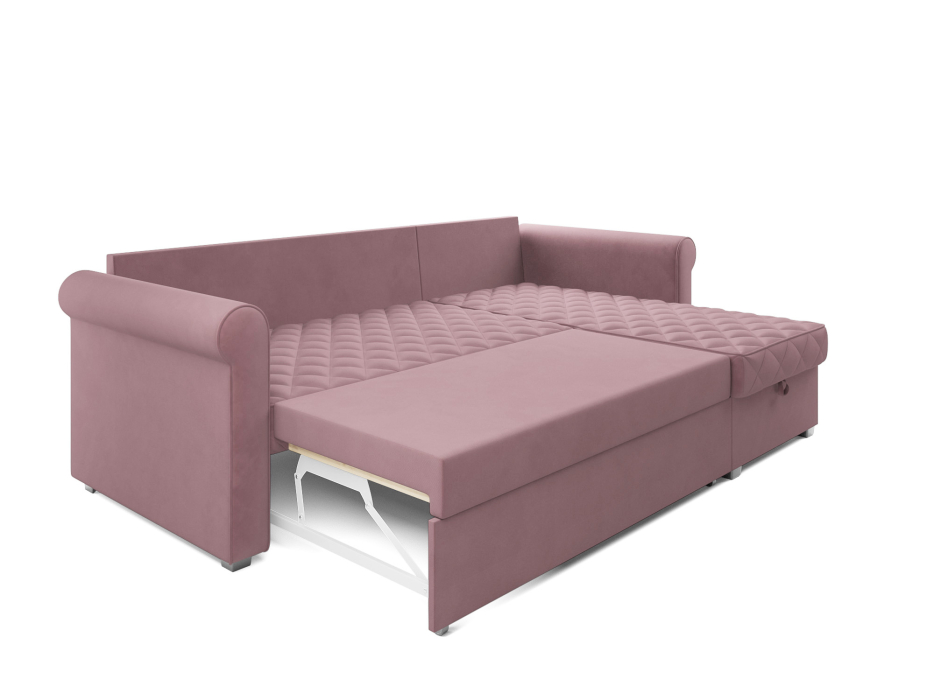 Диваны угловые в гостиную, Диван угловой Берлин (Велюр)