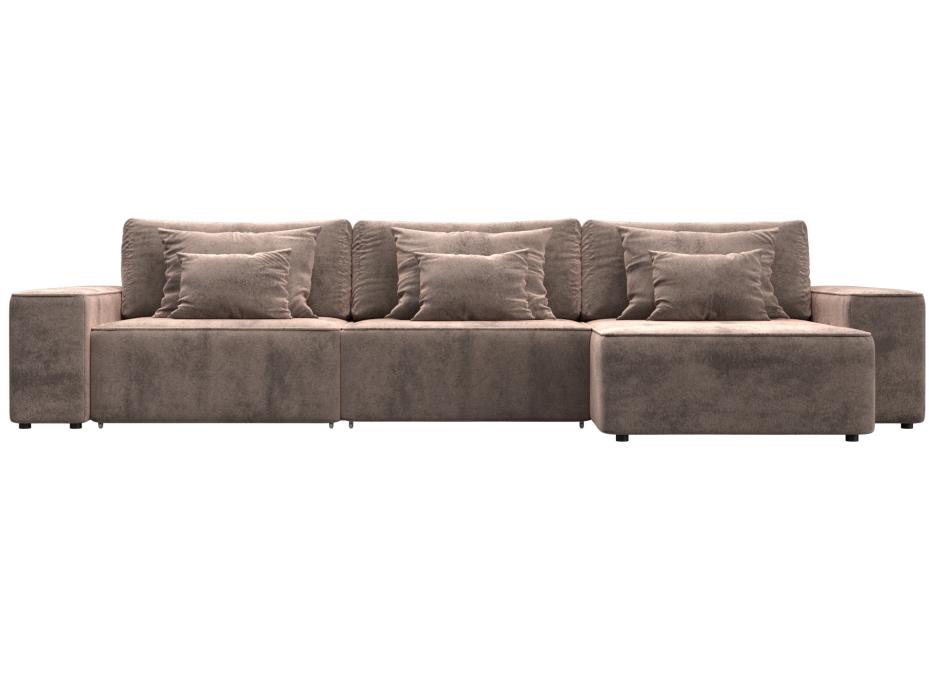 Диваны угловые в гостиную, Диван угловой Лига-074 угол универсальный, велюр TOWER