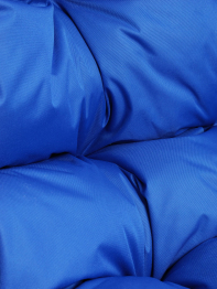 Подвесное кресло ДЛЯ ДВОИХ ЛЮКС с ротангом белое