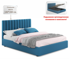 Мягкая кровать, Мягкая кровать Olivia 1400 с подъемным механизмом