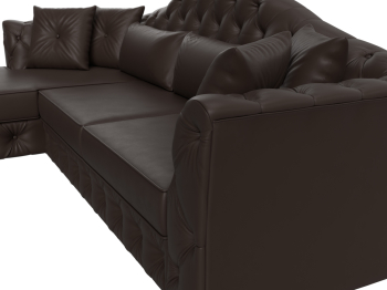 Диван угловой Артис левый угол, экокожа