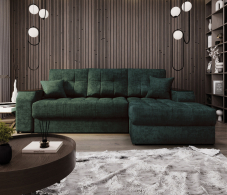 Диваны угловые в гостиную, Угловой диван-кровать Лас-Вегас правый, шенилл