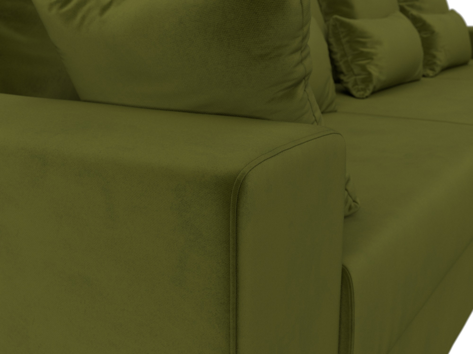 Офисные диваны, Диван прямой Майами Long, микровельвет