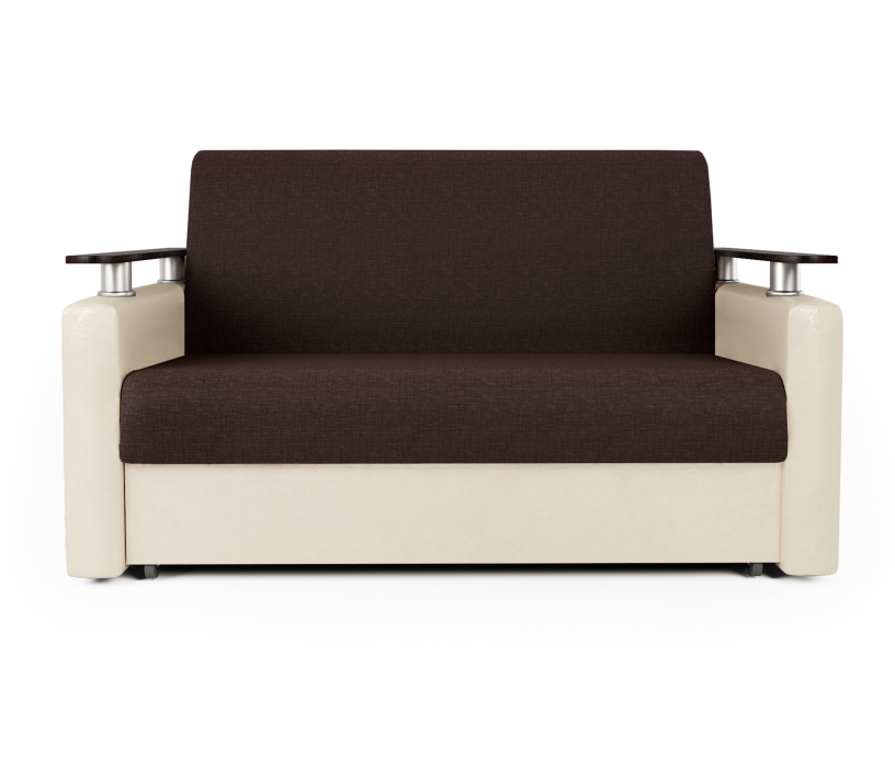 Диваны, Диван-кровать Шарм 140, рогожка/экокожа