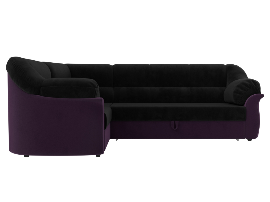Диваны угловые в гостиную, Диван угловой Карнелла левый угол, велюр