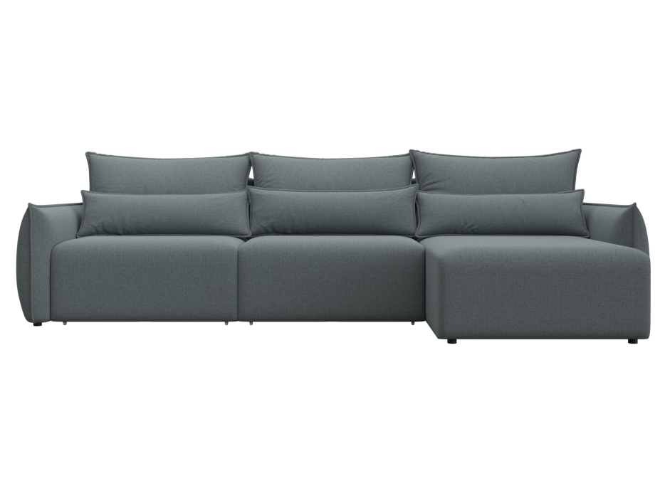 Диваны угловые в гостиную, Диван угловой Лига-051 НПБ Лонг угол универсальный, рогожка Амур