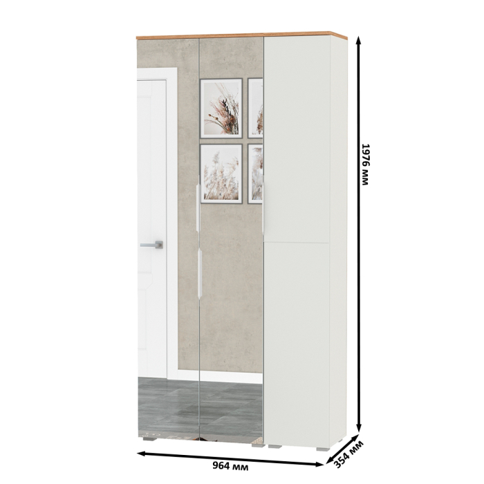 Прихожие, Шкаф для одежды и шкаф-пенал Октава