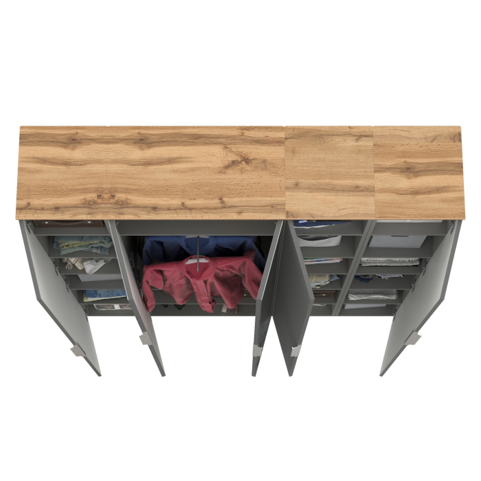 Прихожие, Набор шкафов для компактной прихожей Октава № 2