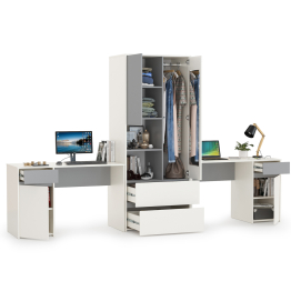 Компьютерные столы и шкаф для одежды Торонто № 17