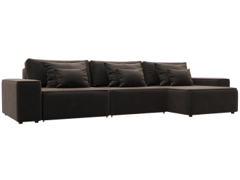 Диван угловой Лига-074 угол универсальный, велюр SEVEN