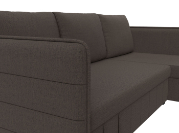 Диван угловой Слим универсальный угол, рогожка Амур