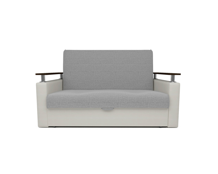 Диваны кровати со спальным местом, Диван прямой аккордеон Шарк 120 см (Рогожка + экокожа)