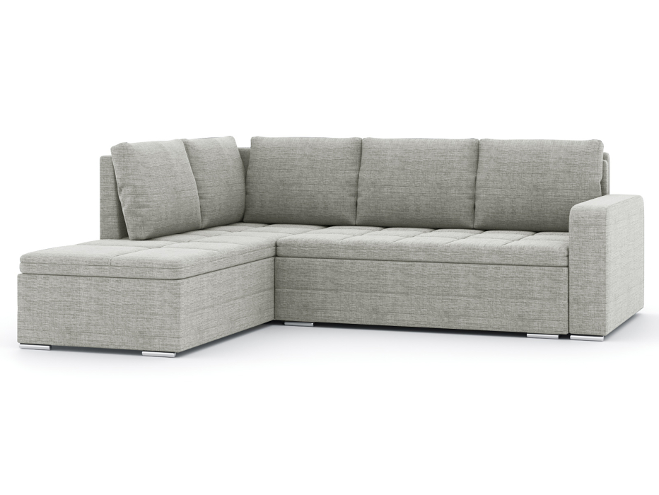 Диваны угловые в гостиную, Диван-кровать угловой еврокнижка Бромен, рогожка Люкс