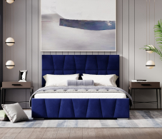 Мягкая кровать, Кровать Пассаж 1,4, велюр