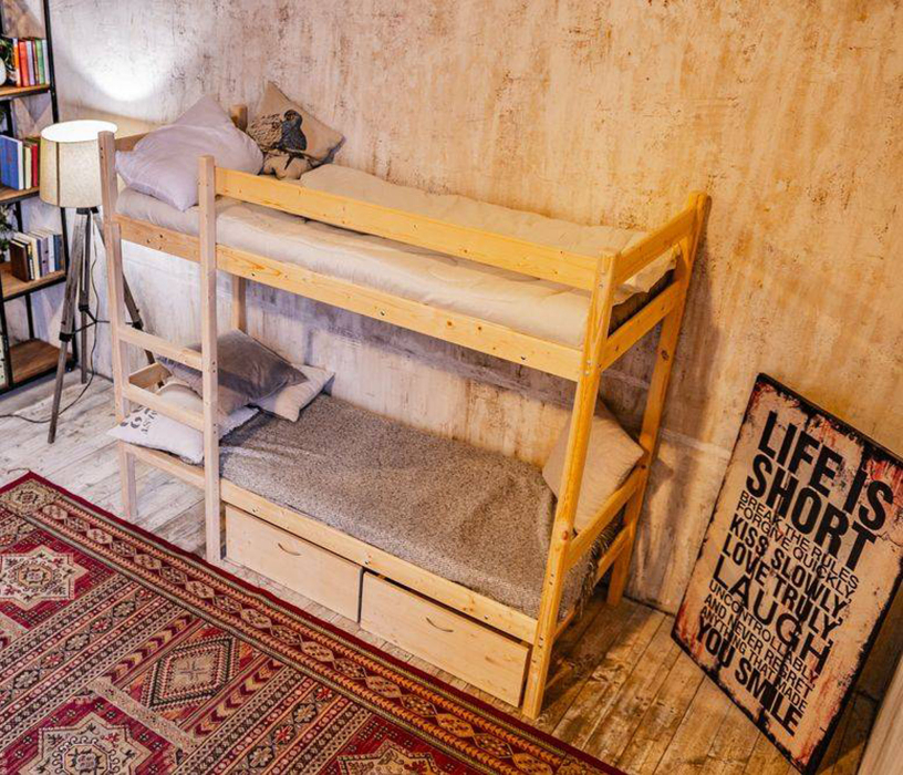 Для подростков, Двухъярусная кровать 70х190