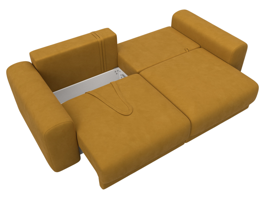 Диваны еврокнижки, Диван прямой Лига-056 НПБ, велюр BRUT