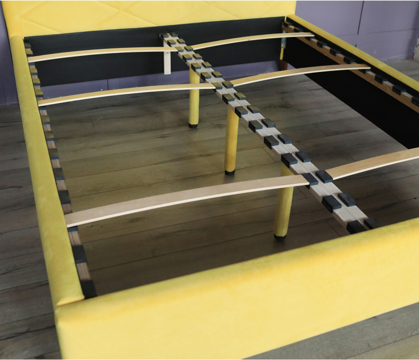 Мягкая кровать, Комплект для сна Monika 1600 c ортопедическим основанием