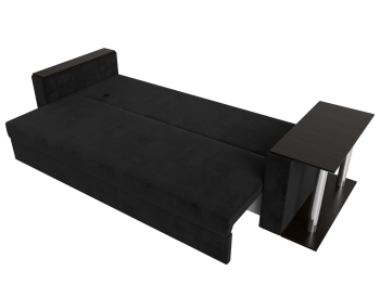 Диван прямой Атланта со столом справа, велюр