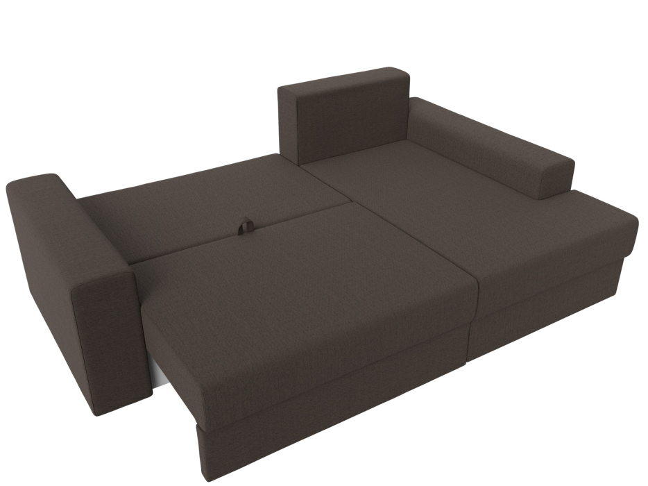 Диваны угловые в гостиную, Угловой диван Майами правый угол, рогожка