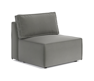 Диван модульный Шарм 25 211х170х70 см, левый, велюр