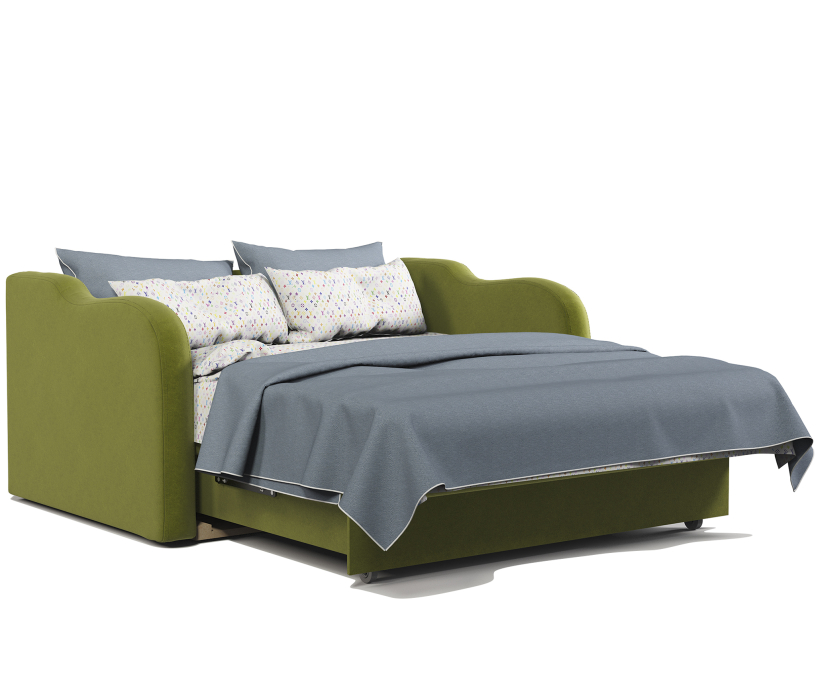 Диваны с ящиком для белья, Диван-кровать Коломбо 100, велюр