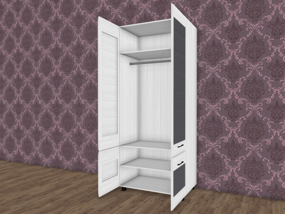 Шкафы двухстворчатые, Модульная система Камелия Шкаф ШК-2602