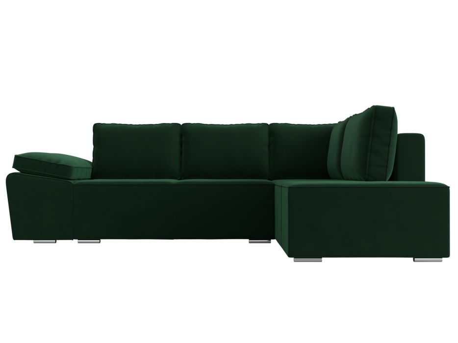 Диваны угловые в гостиную, Угловой диван Хьюго правый угол, велюр