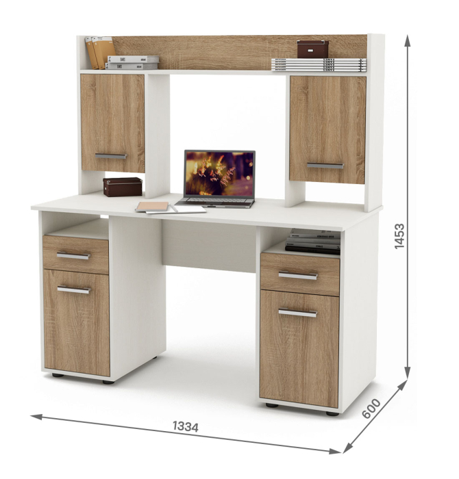 Прямые, Письменный стол Остин-13