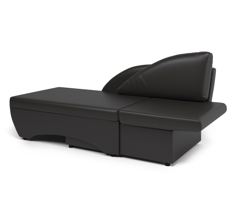 Диваны прямые кухонные, Кушетка Трио, правый экокожа