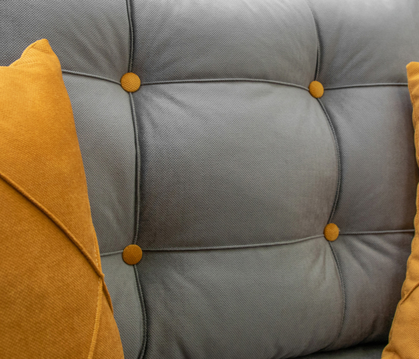 Диваны угловые в гостиную, Угловой диван Френсис, Велюр Амиго