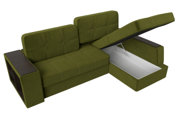 Угловой диван Брюссель правый угол, микровельвет