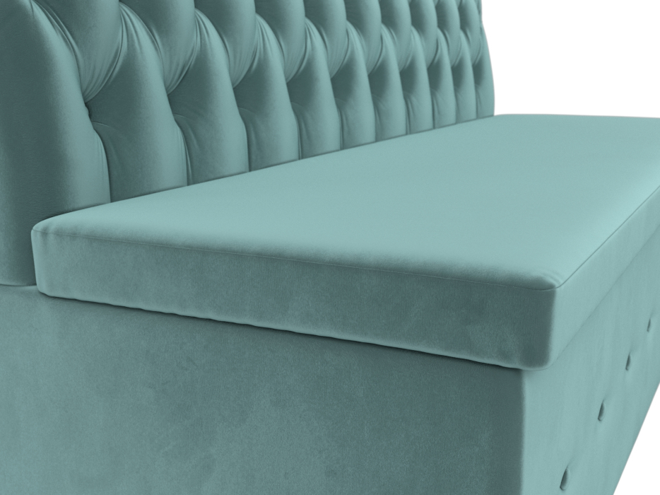 Диваны прямые кухонные, Кухонный прямой диван Вента, велюр