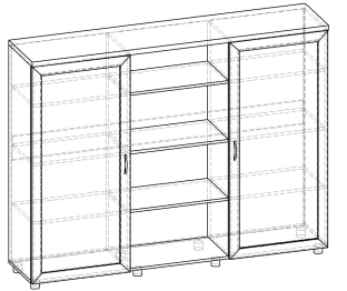 Кабинет-библиотека  ПРЕМЬЕР-8