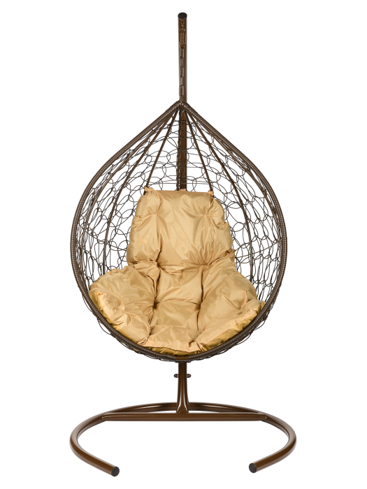 Мебель из ротанга, Подвесное кресло в виде капли Tropica Brown