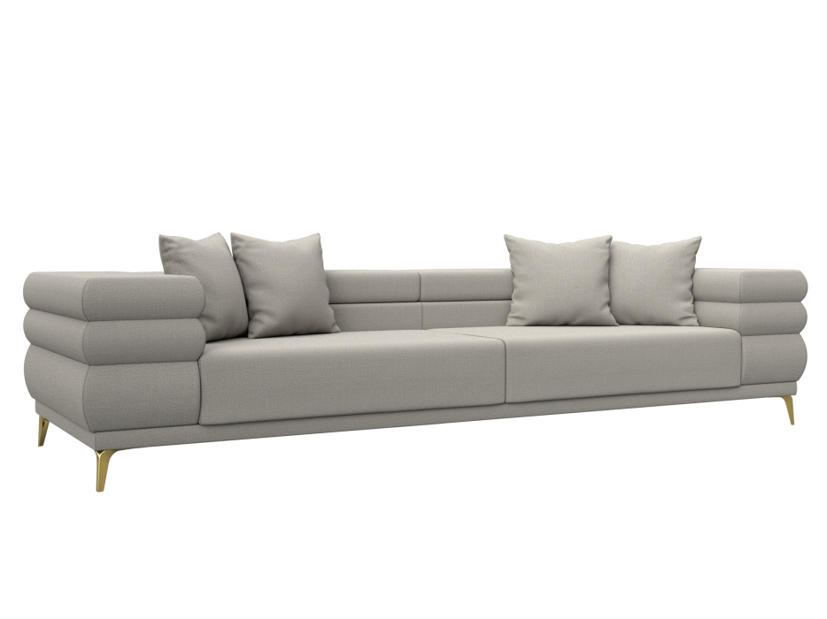 Диваны прямые со спальным местом, Диван прямой Лига-021, рогожка Амур